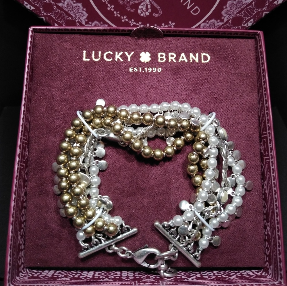 NWT Lucky's Brand Multi Strand Bracelet